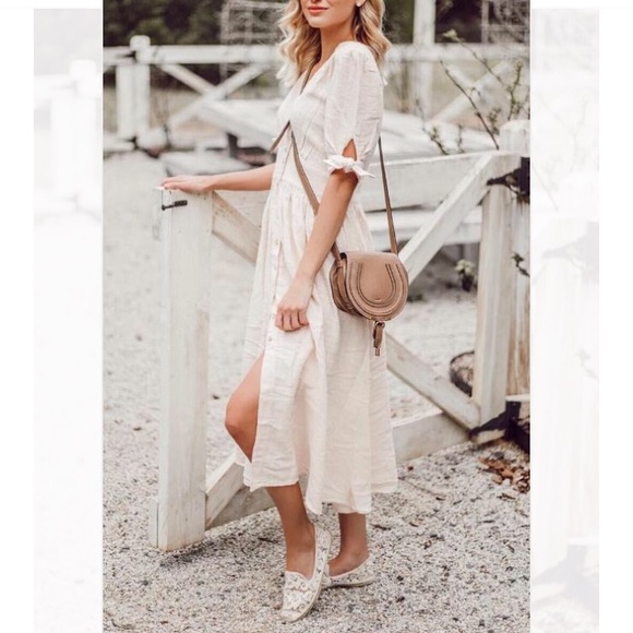 button down dress outfit